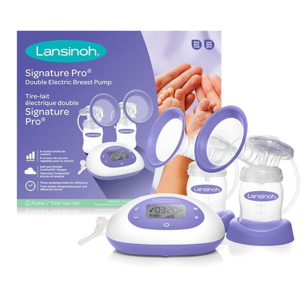 Lansinoh Signature Pro Double Electric Breast Pump - New Sealed! (Dmg Box*)