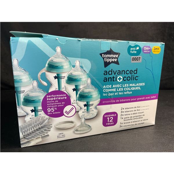 Tommee Tippee Advanced Anti-Colic 12PC Baby Bottle Set - Brand New