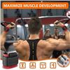 Image 5 : 2PC Weight Lifting Hooks - Gym Wrist Straps with Hand Grip Hooks for Fitness/Workouts - New