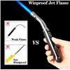 Image 3 : Precision Jet Flame Torch Lighter; 7.6" Long Butane Lighter - Adjustable and Refillable - New in Box