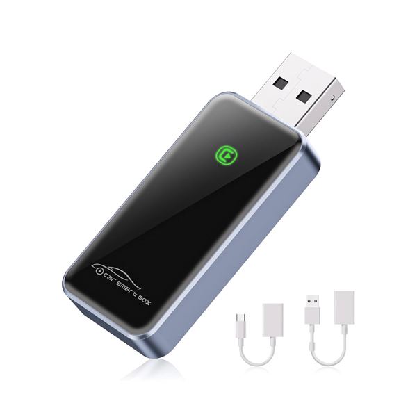 Wireless CarPlay Adapter - Plug and Play Design; Converts Wired to Wireless CarPlay - New Sealed