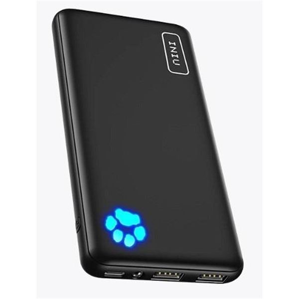 INIU 10,000mAh PowerPaw Slim Portable Powerbank/Portable Charger - New Sealed