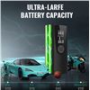 Image 10 : Portable Rechargeable Tire Inflator/Air Pump - Cordless Tire Pump/Powerbank with LED Screen - New!