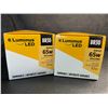 Image 3 : Lot of 2 Luminus LED BR30 Replacement Bulbs; 65W 2700K Warm White - New
