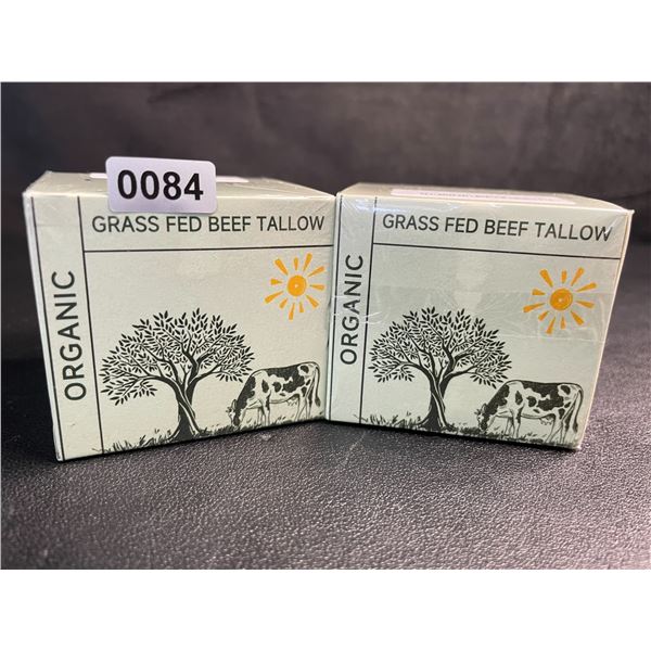 2 Boxes of Organic Grass Fed Beef Tallow Balm (50g) - New Sealed
