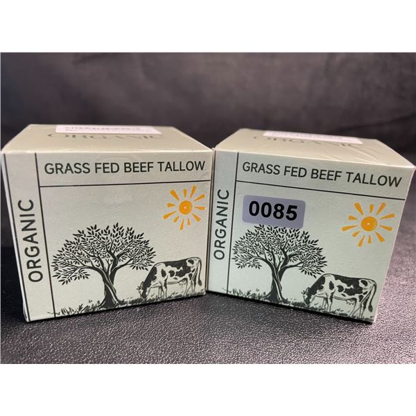 2 Boxes of Organic Grass Fed Beef Tallow Balm (50g) - New Sealed