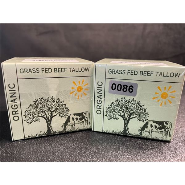 2 Boxes of Organic Grass Fed Beef Tallow Balm (50g) - New Sealed