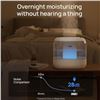 Image 2 : DREO Cool Mist Humidifier for Home (4L Capacity) Top-Fill Design; Quiet Design; Night-Light - New