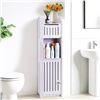 Image 1 : Slim Storage Cabinet for Bathroom/Kitchen Storage Stand/Shelf - New in Box (*Assembly Req'd)