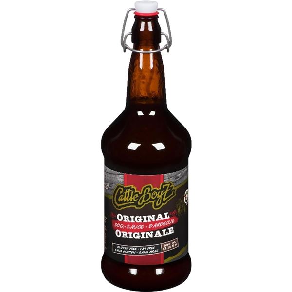 Cattle Boyz Original BBQ Sauce - 980ml Bottle - Gluten Free - New