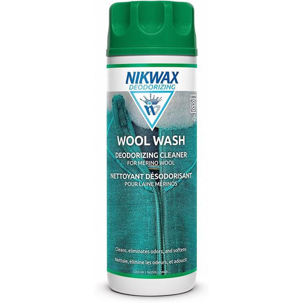 NIKWAX Wool Wash Deodorizing Cleaner for Merino Wool (300ml) New