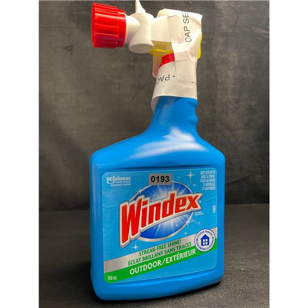 Windex Outdoor/Exterior Window Cleaner Spray (950ml) Steak-Free Shine - New