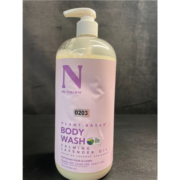 Dr.Natural Plant-Based Body Wash (946ml) Calming Lavender Oil - New