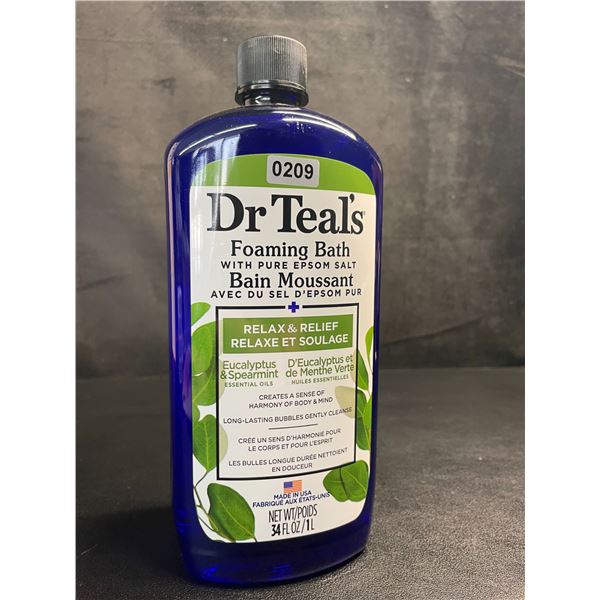 Dr.Teals Foaming Bath with Pure Epsom Salt (1L) Relax & Relief - New