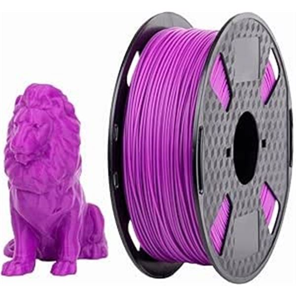 1 Roll of CC3D PLA Max+ PLA 3D Printing Filament 1.75mm 1KG Roll (Purple Color) - New Sealed