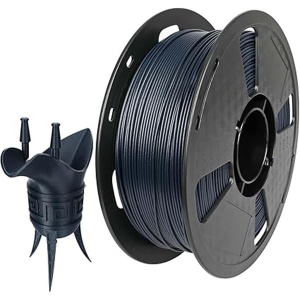 1 Roll of CC3D Carbon Fiber PETG 3D Printer Filament 1.75mm (1KG) Dark Indigo Blue - New Sealed
