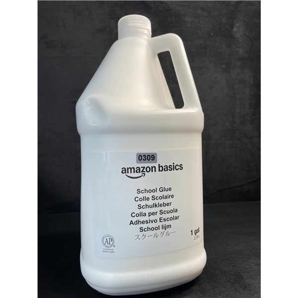 1 Gallon Jug of AmazonBasics School Glue - New