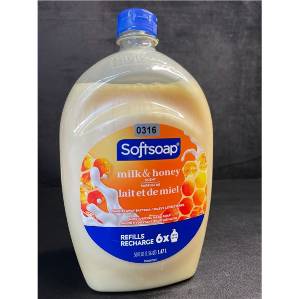 Softsoap Milk & Honey Moisturizing Hand Soap Refill (1.47L) - New