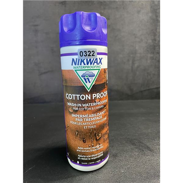 NIKWAX Cotton Proof Wash-In Waterproofer for Cotton & Canvas Clothing (300ml) New