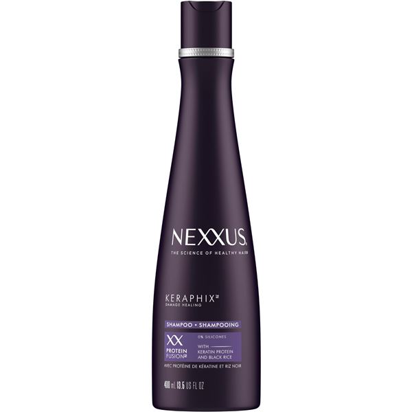 NEXXUS Kerphix Damage Healing Shampoo (400ml) With Keratin Protein and Black Rice - New