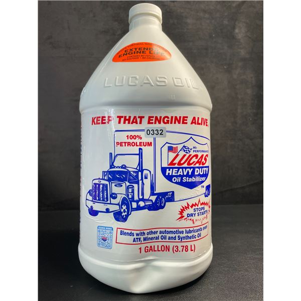 3.78L Jug of Lucas Heavy Duty Oil Stabilizer - New