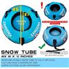 Image 10 : Zangeroi 47-Inch Inflatable Snow Tube with Cover - Brand New
