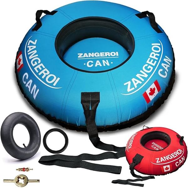 Zangeroi 47-Inch Inflatable Snow Tube with Cover - Brand New
