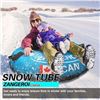 Image 9 : Zangeroi 47-Inch Inflatable Snow Tube with Cover - Brand New