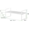 Image 2 : Expandable Cabinet Storage Shelf/Stackable Organizer Racks (2PCS) New in Box (*Assembly Req'd)