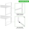 Image 3 : Expandable Cabinet Storage Shelf/Stackable Organizer Racks (2PCS) New in Box (*Assembly Req'd)