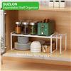 Image 4 : Expandable Cabinet Storage Shelf/Stackable Organizer Racks (2PCS) New in Box (*Assembly Req'd)