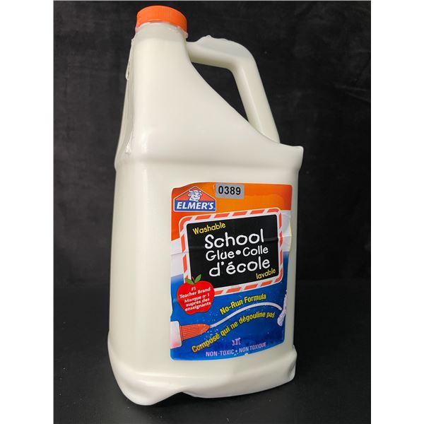 Elmer's Washable School Glue (3.8L Jug) No-Run Formula - New