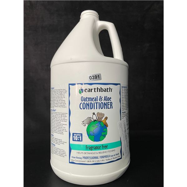Earthbath Oatmeal & Aloe Pet/Dog Itch Relief Conditioner (3.78L) Helps Detangle & Relieves Itching