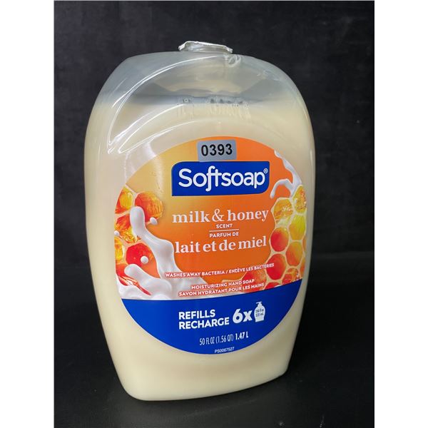 Softsoap Milk & Honey Moisturizing Hand Soap Refill (1.47L) - New