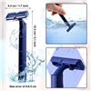 Image 4 : 30-Pack of Disposable Razors - Individually Wrapped Disposable Twin-Blade Razors - New