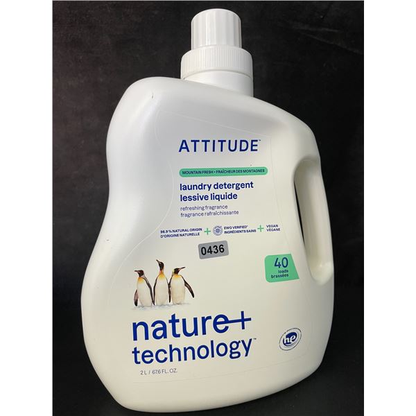 1 Jug of Attitude Nature+ Technology Liquid Laundry Detergent (2L) 40 Loads - New