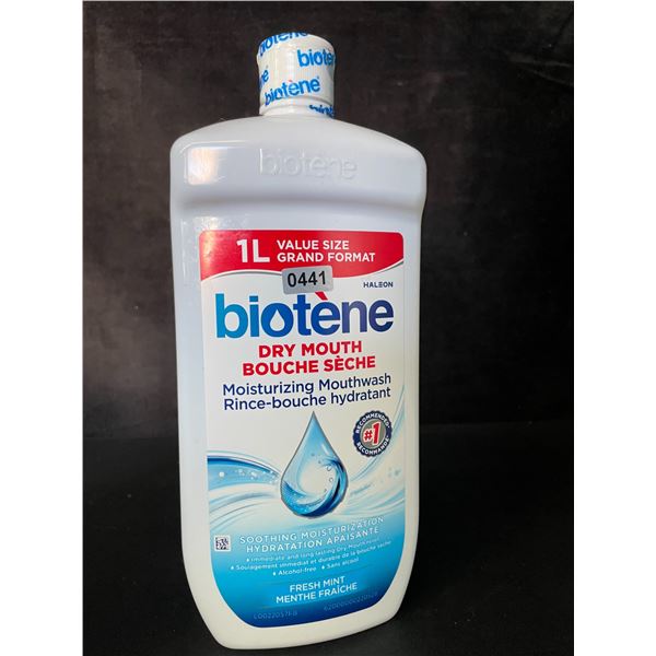 Biotene Dry Mouth Moisturizing Mouthwash (1L) Fresh Mint - New