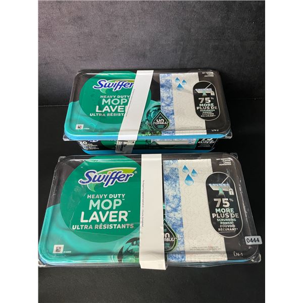 2 Packs of Swiffer Heavy Duty Wet Mop Cloths (20pcs Each) with Downy Unstopables Scent - New