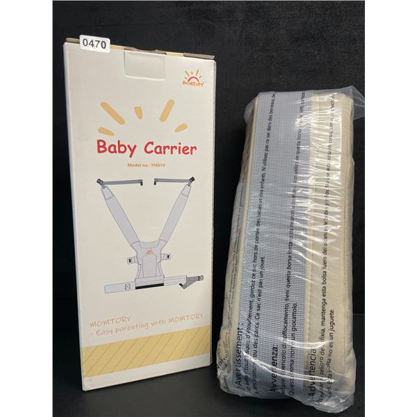 Momtory Wearable Baby Carrier/Cozy Adjustable Baby Carrier (For 7-25lbs) - Brand New