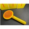 Image 2 : 3 Pet Hair Slicker Brushes - Easy One-Click Hair Remover Button - New