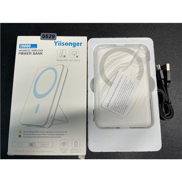 Yiisonger 10,000mAh Magnetic Wireless Power Bank - Brand New
