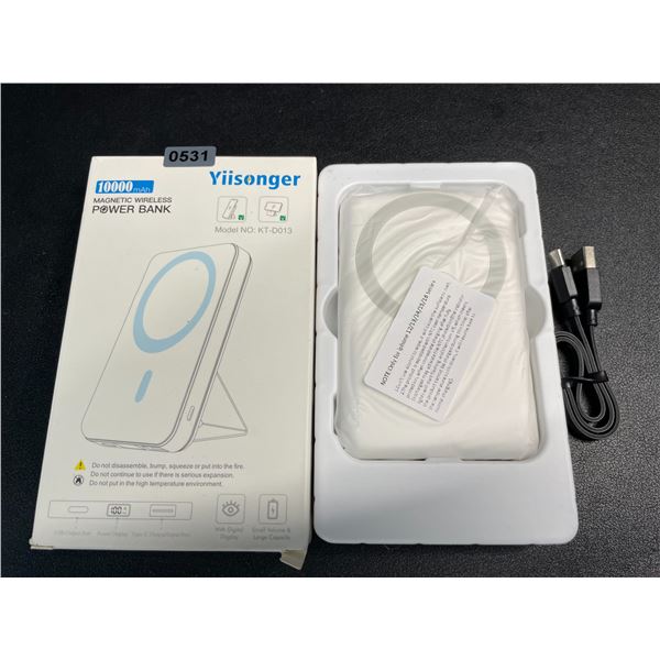 Yiisonger 10,000mAh Magnetic Wireless Power Bank - Brand New