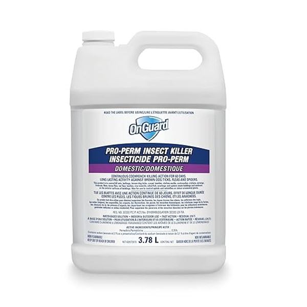 OnGuard Pro-Perm Insect Killer (3.78L Jug) Continuous Insect Killing Action for 60 Days - New