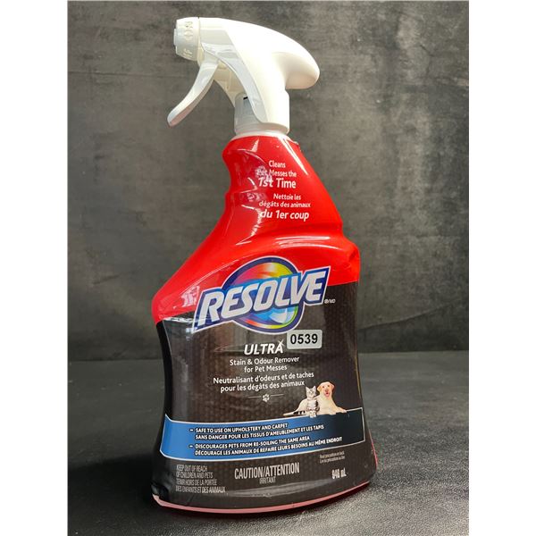 Resolve Ultra Stain & Odour Remover Spray for Pet Messes (946ml) - New