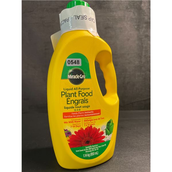 1 Jug of MiracleGro Liquid All-Purpose Plant Food (1.14kg) - New
