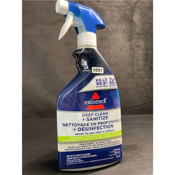 Bissell Deep Clean + Sanitize Carpet Stain & Odour Remover Spray (650ml) - New