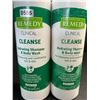 Image 2 : Lot of 2 Medline Remedy Clinical Cleanse Hydrating Shampoo & Body Wash (472ml) Vanilla Scent - New
