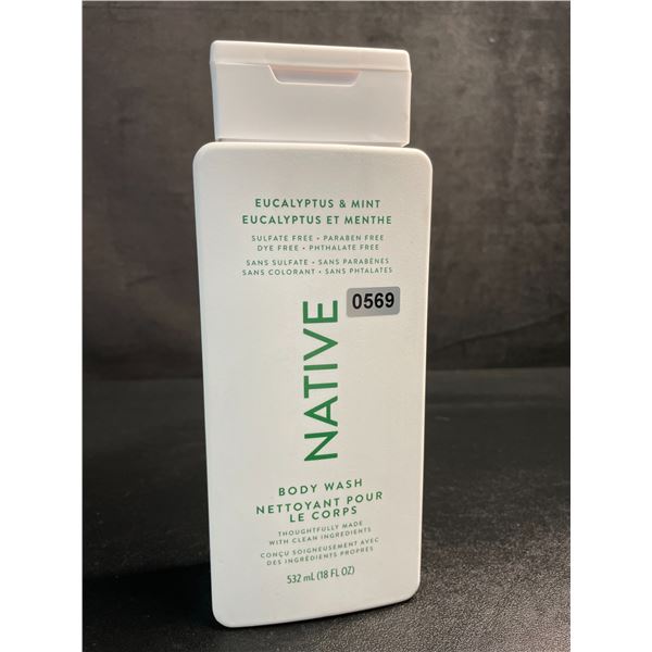NATIVE Eucalyptus & Mint Body Wash (532ml) - New