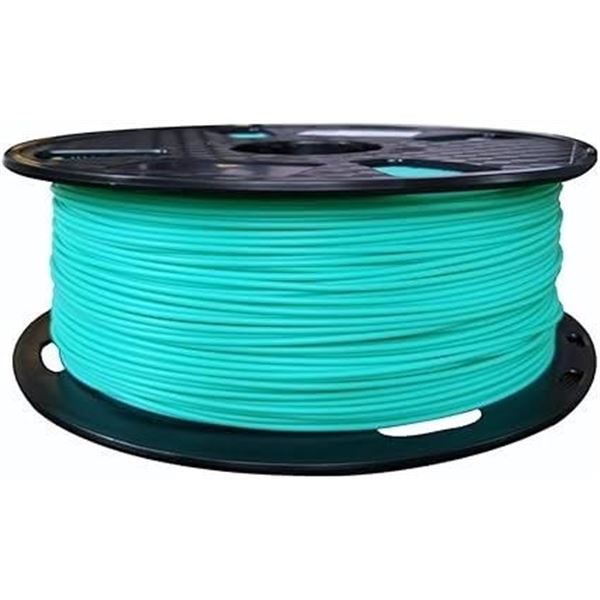 1 Roll of CC3D Max PLA+ 3D Printing Filament 1.75mm 1KG Roll (Turquoise Color) - New Sealed