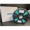 Image 2 : 1 Roll of CC3D Max PLA+ 3D Printing Filament 1.75mm 1KG Roll (Turquoise Color) - New Sealed